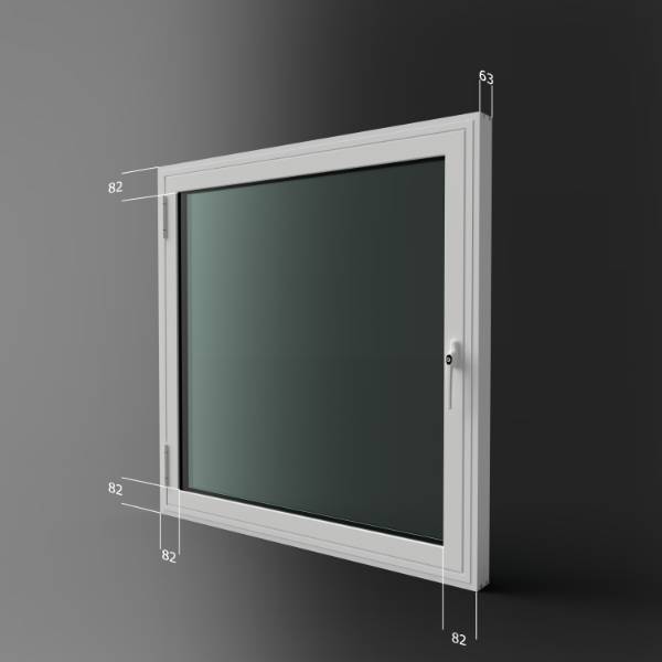 Heavy Duty Hinged Unit - Tilt & Turn (HD-HU-TT) - Secondary Glazing Unit