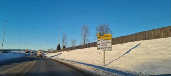 R35, Buskerud Storsenter, Krokstadelva.