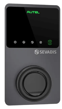 Sevadis MaxiCharger Pedestal - Multiphase 7kW - 22kW w/ LCD Screen & 4G AC Smart EV Charger - Floor Mounted - Commercial EV Charging Point
