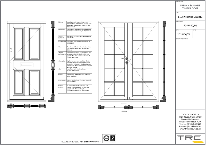 Traditional Single and French Doors