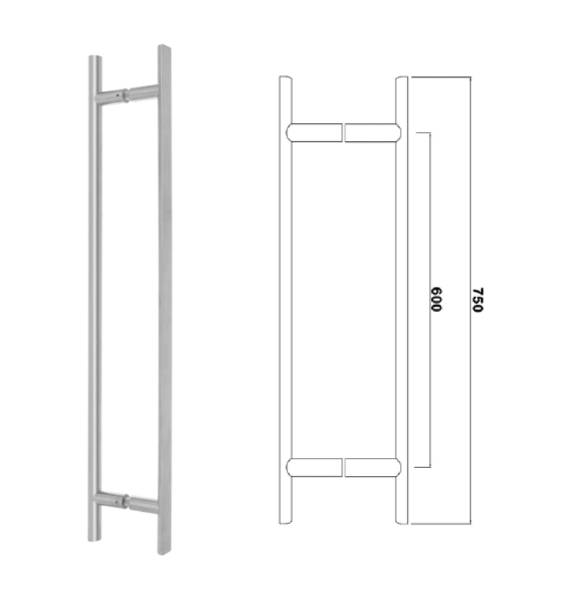 Premium Range Arched Back Pull Handle - Pull Handles (CHEP75) - Pull Handle