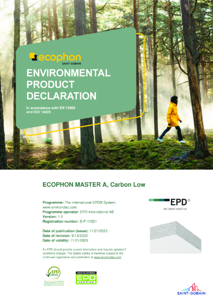 Master A - Low Carbon - Environmental Product Declaration