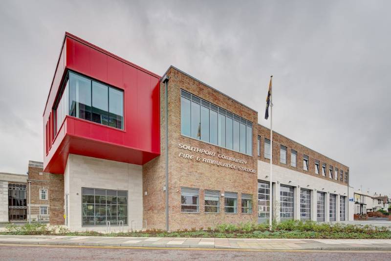 Mono Glass Balustrades for Southport Community Fire Station