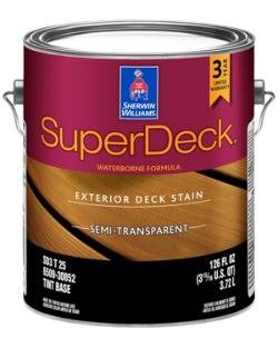 SuperDeck Exterior Waterborne Semi-Transparent Stain 