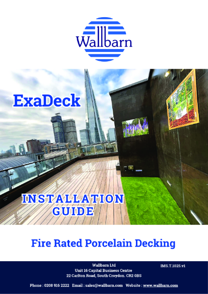 Installation Guide - ExaDeck Porcelain Decking System