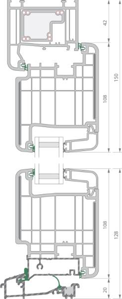 Zendow Neo Residential Door - R6 Open Out