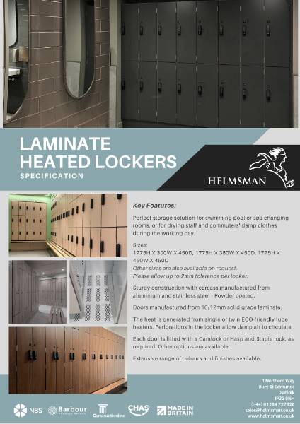 Laminate Heated Lockers