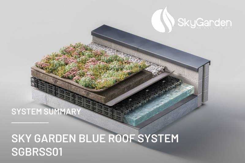 Sky Garden Blue Roof System - Blue Roof Shallow Attenuation System