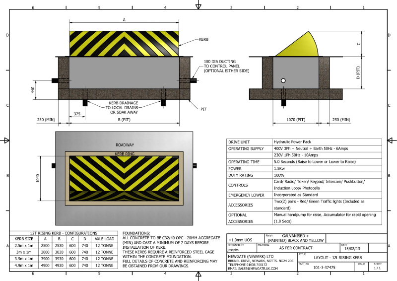 Road Blocker 12 Tonne