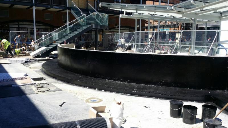 Deck Waterproofing Repair, Gunwharf Quays