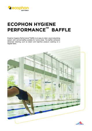Ecophon Hygiene Performance Baffle