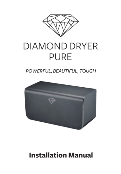 Diamond Dryer Pure (HD-D380PLUS) User Manual
