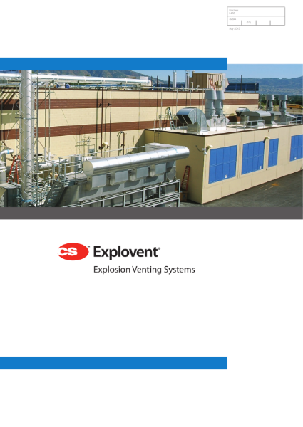 CS Explovent Explosion and Pressure Relief Systems