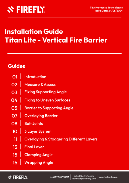 Installation Guide - Titan Lite Vertical Fire Barrier