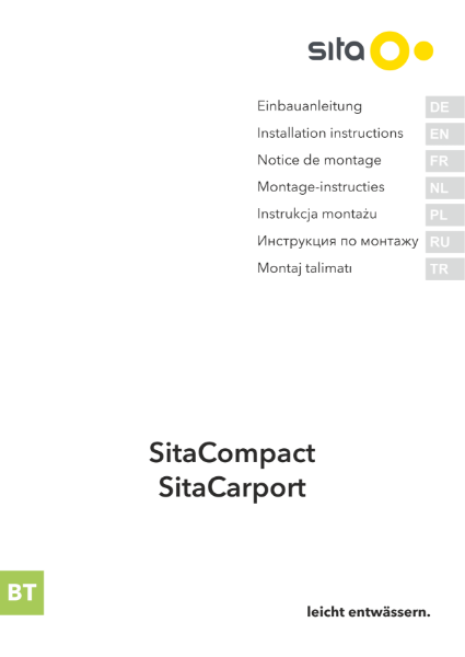 SitaCompact - Installation Instructions