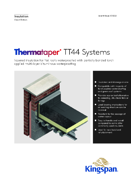 Kingspan Thermataper TT44 Brochure