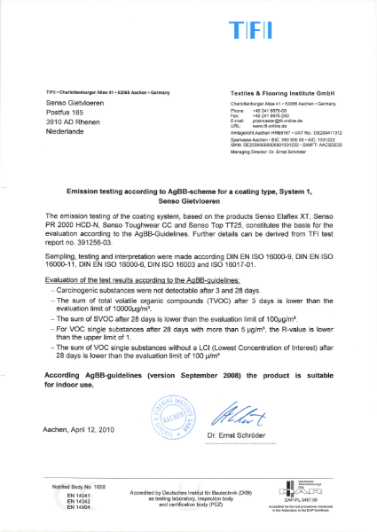 QA Certificate