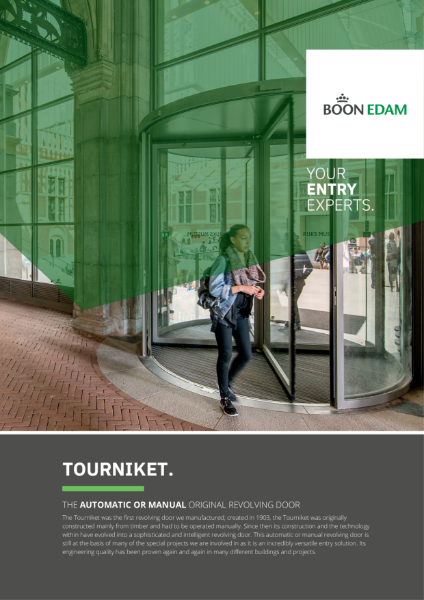 Tourniket – Automatic or Manual Revolving Door | Brochure | 2021