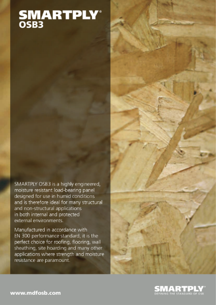 SMARTPLY MAX -  Suitable for structural and non-structural applications in protected external or internal areas