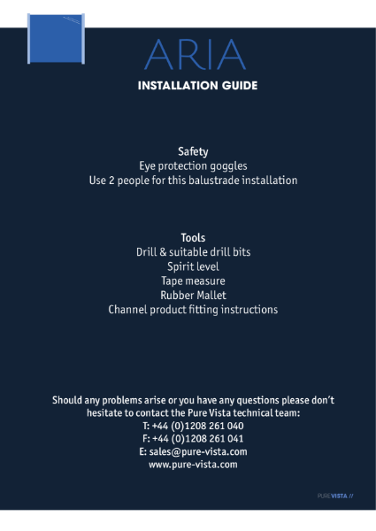 ARIA Installation Guide