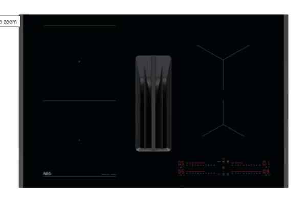 AEG ECOLINE INDUCTION EXTRACTOR HOB 80 CM RECIRCULATION