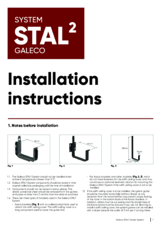 Assembly Instructions Galeco STAL²