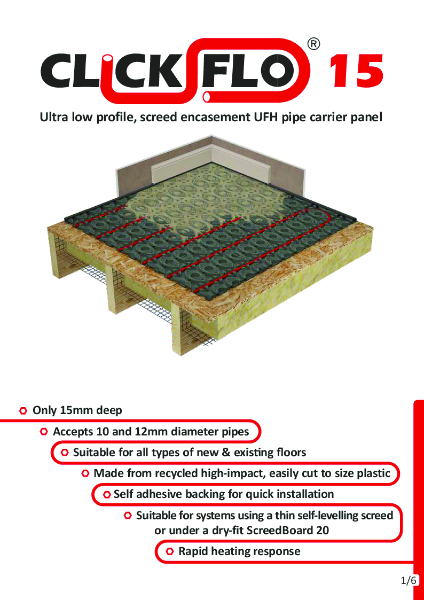 Clickflo® 15 - Data Sheet