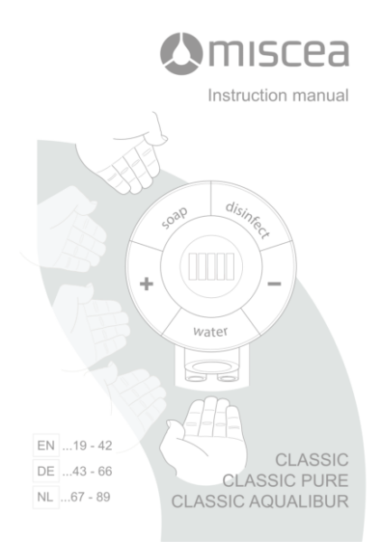 Instruction manual - miscea CLASSIC