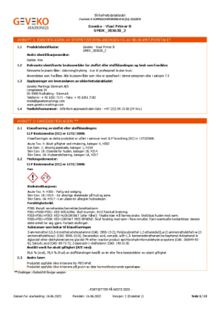 Sikkerhetsdatablad_Viaxi Primer B
