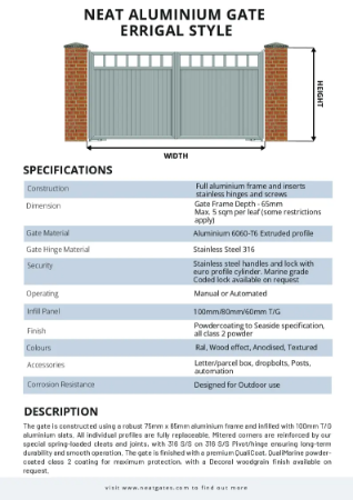 NBS PROGRESS DOCUMENT ERRIGAL STYLE