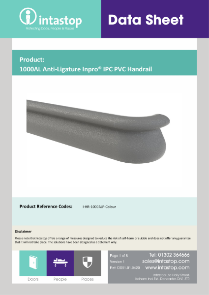 Data Sheet 1000AL Handrail