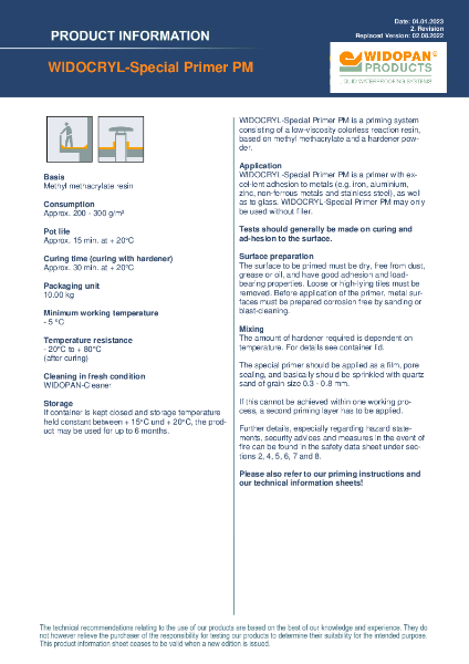 PDS WIDOCRYL-Special Primer PM