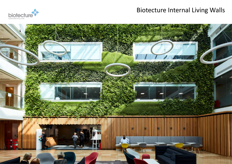 Biotecture - Internal Living Wall product introduction