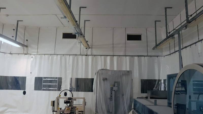 Flexicurtain Industrial Curtain Case Study - Foster Clark (Food Production Facility)