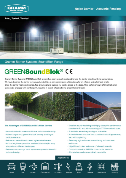 GREENSoundBlok Living Acoustic Barrier