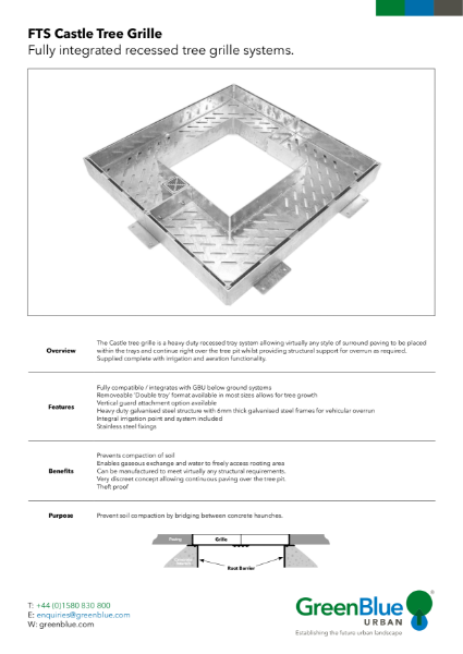 GBU Castle Tree Grille Datasheet