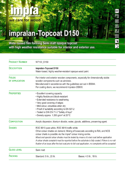 impralan Topcoat D150