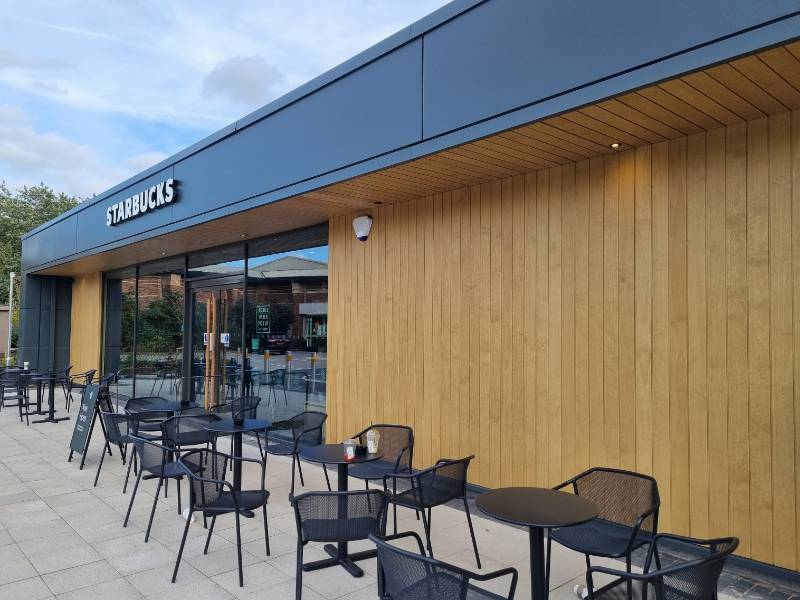 Starbucks & Vincent Timber - Accoya Cladding