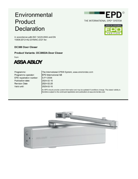 Environmental Product Declaration - DC500