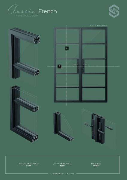 Classic Heritage French Door Data Sheet