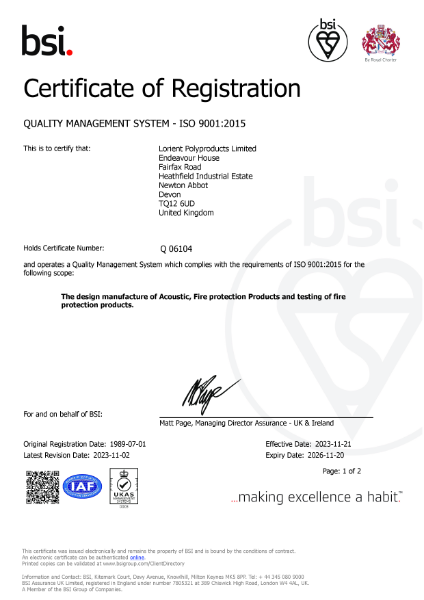 BSI Quality Management System 