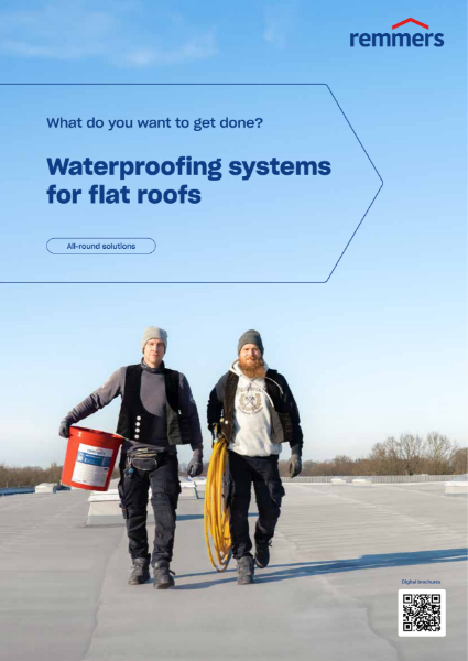 Waterproofing systems for flat roofs