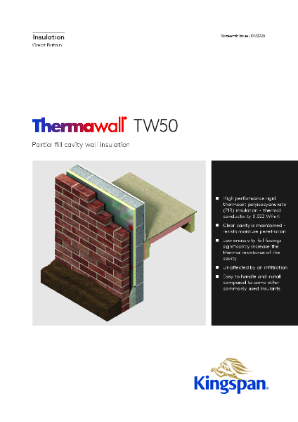 Kingspan Thermawall TW50 Brochure