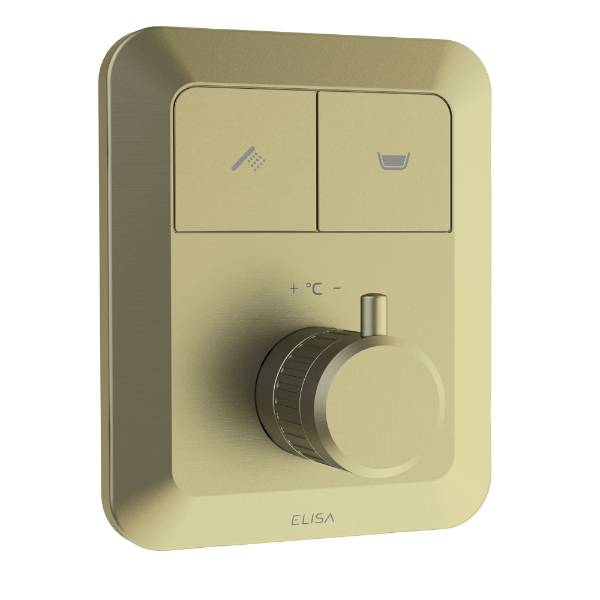 Emilie Push Button Dual Outlet Concealed Mixer