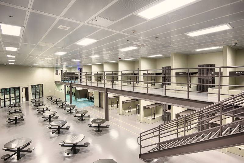 Fire Rated Security Glass at Plaquemines Parish Detention Center