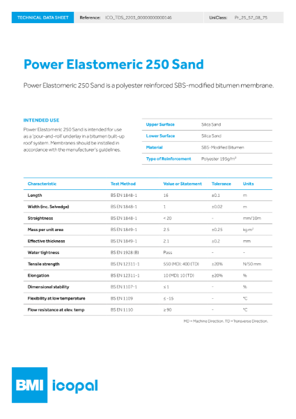 Power Elastomeric 250 Sanded