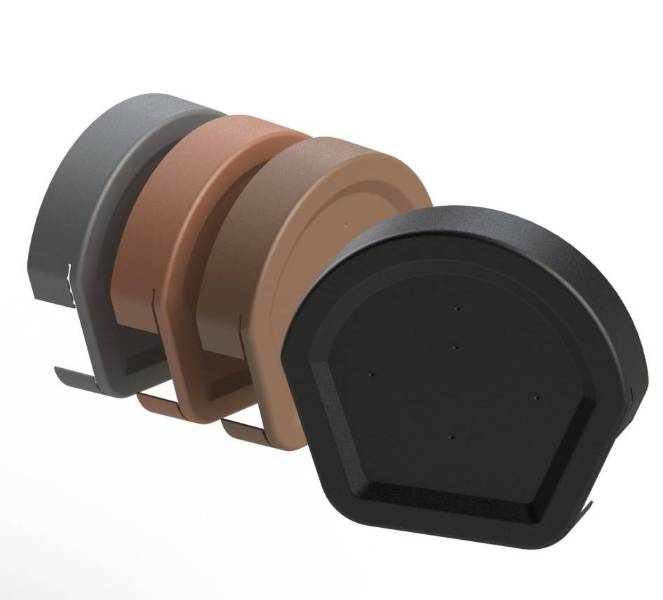 Euroverge Dry Verge Half Round Ridge Cap