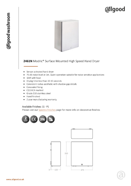 2461N Datasheet Iss02