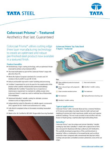 Colorcoat Prisma® - Textured datasheet