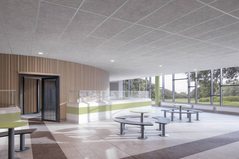 Troldtekt® Plus with fleece - Cement-Bonded Wood Wool Acoustic Panel